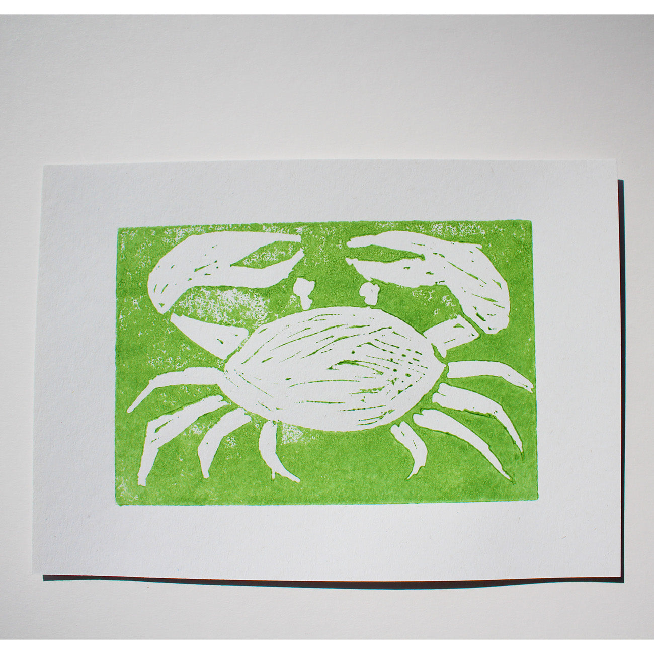 Lino Print Crab