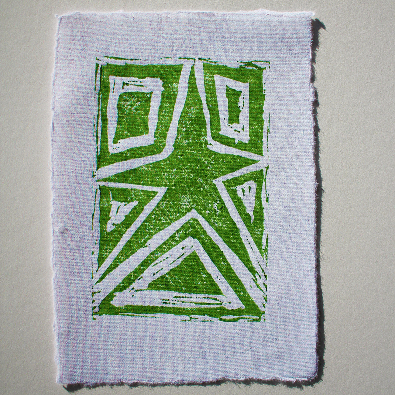 Lino Print Star