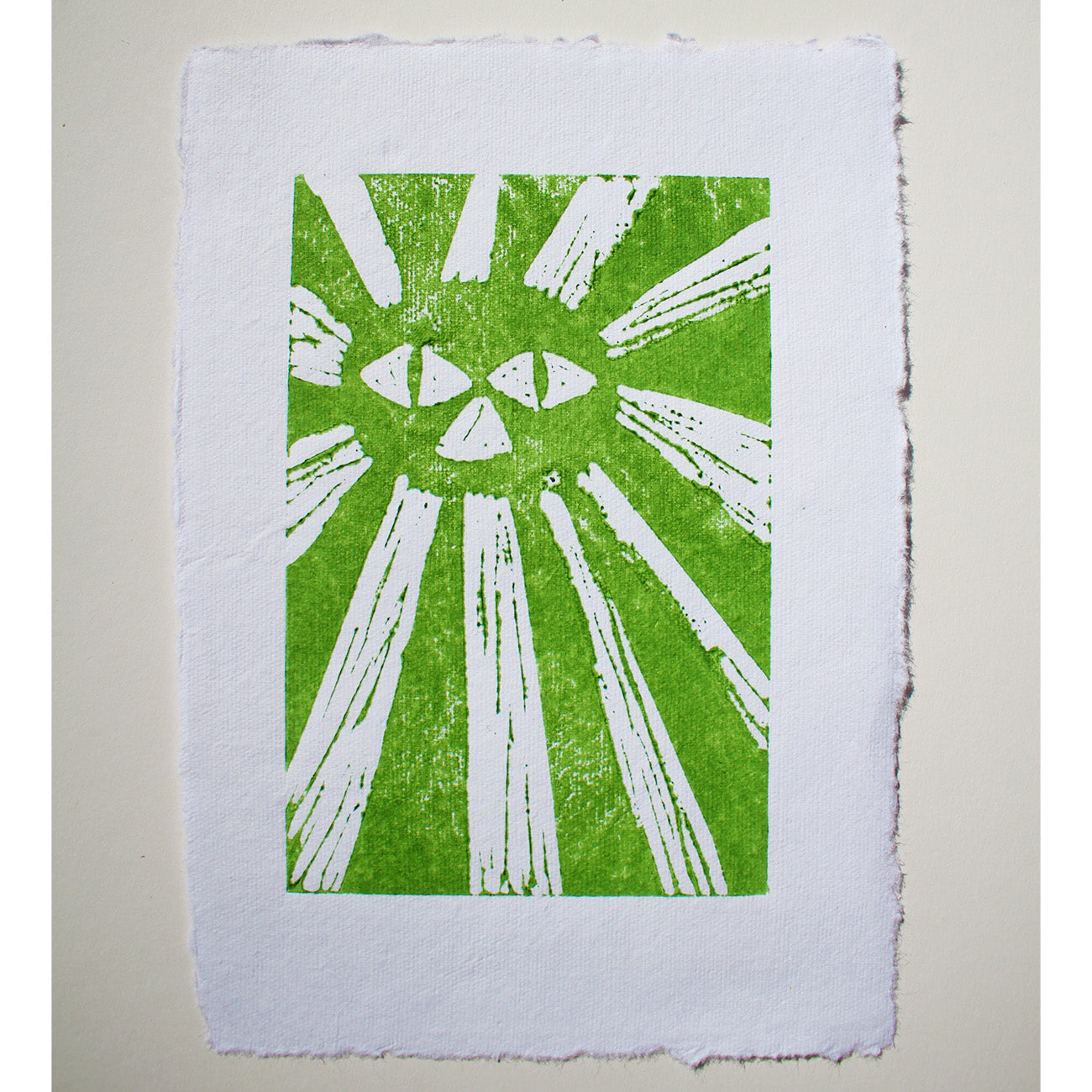 Lino Print Sunshine