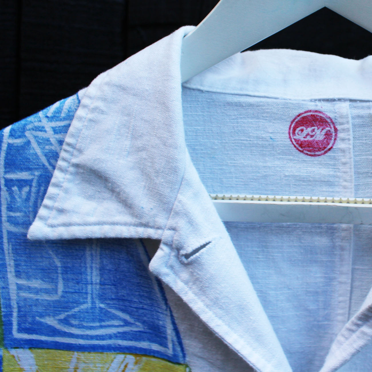 Hand Printed Shirt Jacket Multi