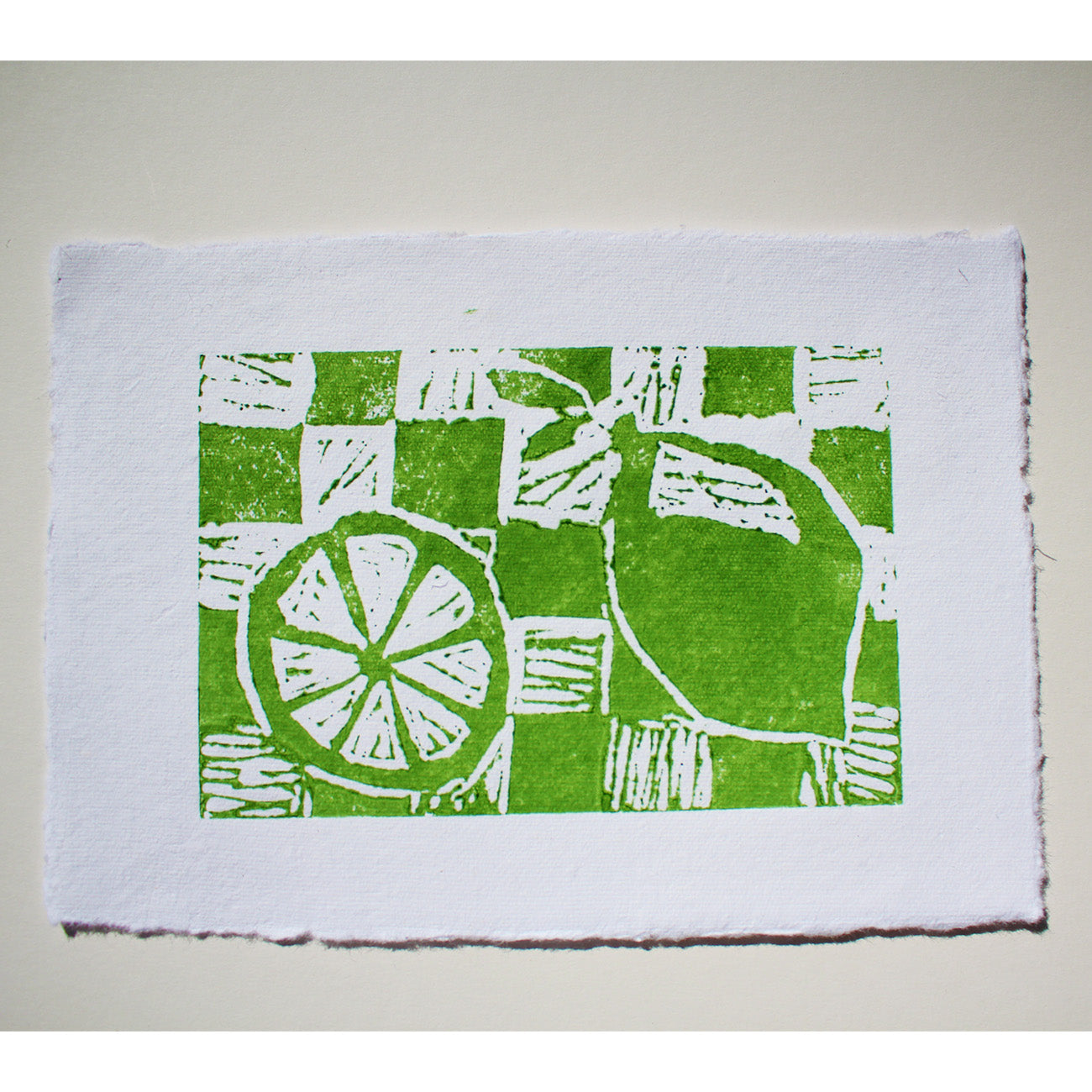 Lino Print Lemons