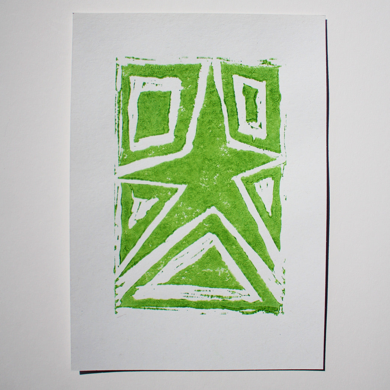 Lino Print Star