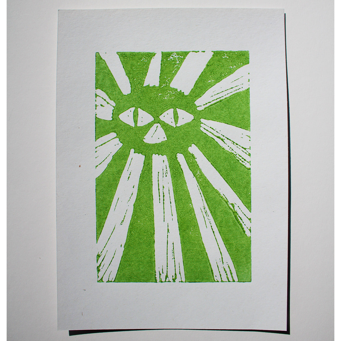 Lino Print Sunshine