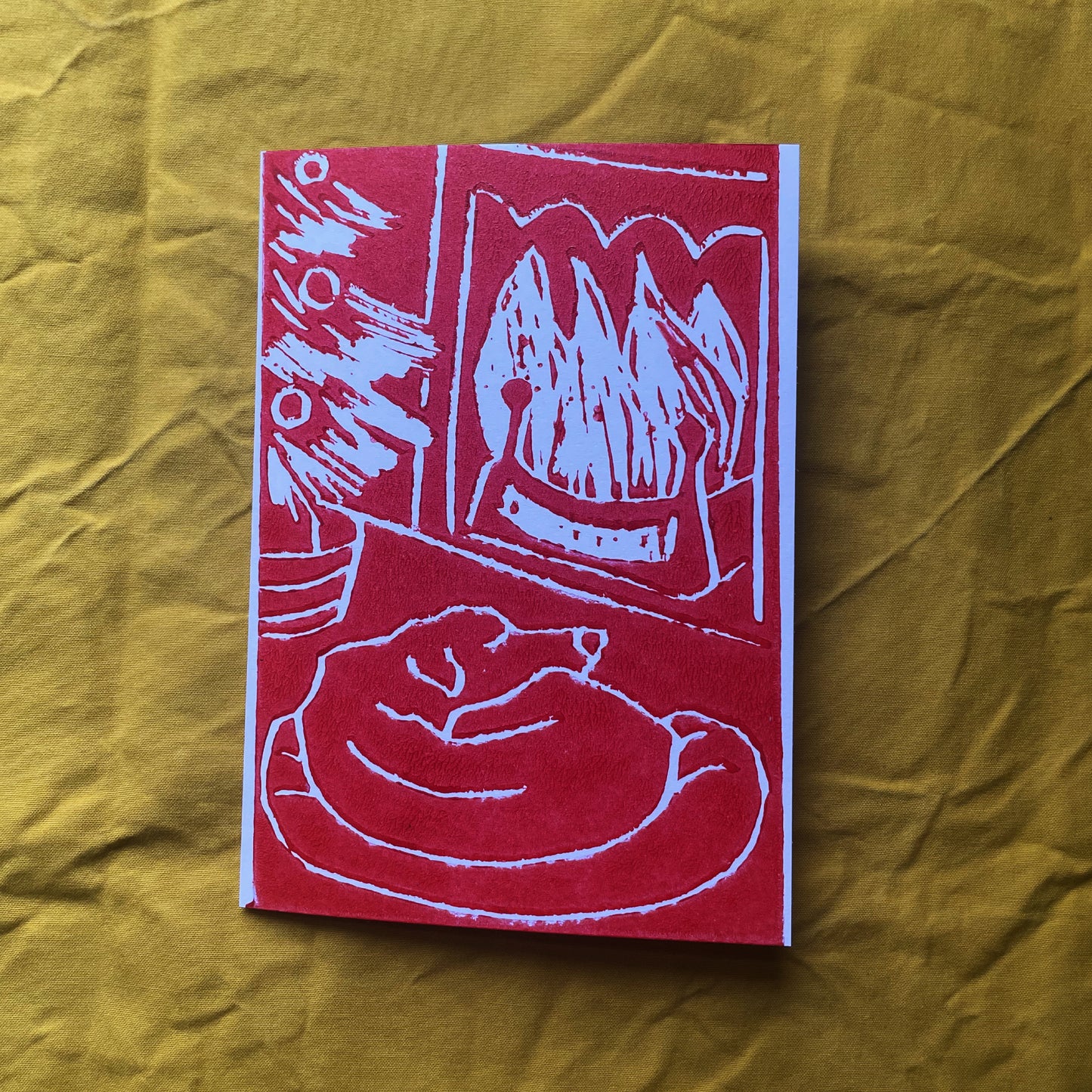 2025 Hand Printed Christmas Cards A6